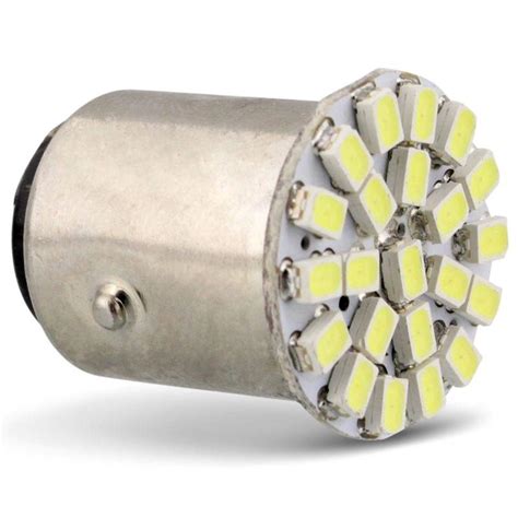 Lâmpada LED 2 Polos Pinos Desencontrados 22 LEDs 2W 24V Luz Branca