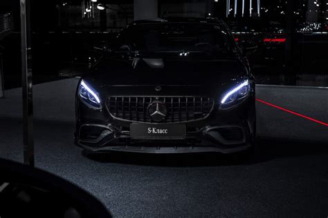 Front Spoiler Lip BS Style Carbon For Mercedes S Class AMG A 217 AMG S