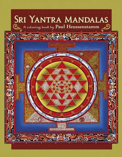 Cbk006 Libro Para Colorear Pomegranate Sri Yantra Mandalas Meses Sin