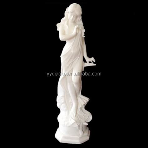 Sichuan White Marble Nude Woman Sculpture Bronze Winged Lady Statue Bronze Our Lady Of Fatima Statue