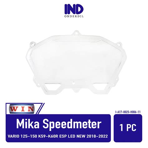 Mika Glass Speedometer Spidometer Kilometer Speedo Spido Kilo Meter