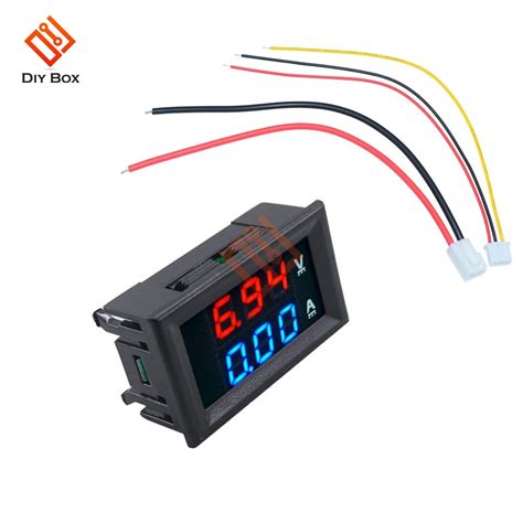 0 56 Inch Mini Digital Voltmeter Ammeter DC 100V 10A Volt Ampere Meter