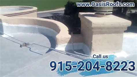 Roof Coating Preparation In El Paso Youtube