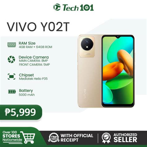 Vivo Y T G G With Official Receipt With Warranty Authorized