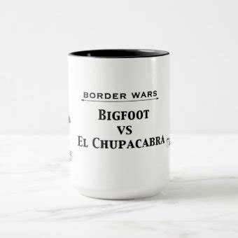 "Bigfoot vs. El Chupacabra" mug | Zazzle