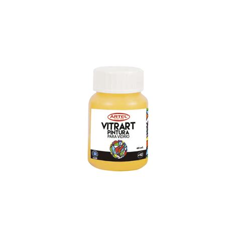 Frasco 40Ml Vitrart Profesional Amarillo 75 Artel