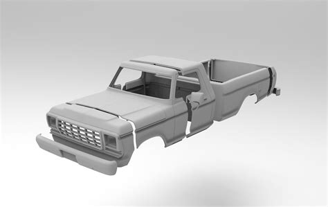 Download Stl File Ford F250150 Regular Cab Stl Files 313 Mm • 3d Print Design ・ Cults