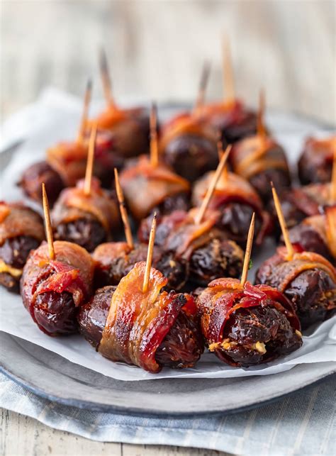 Bacon Wrapped Dates With Goat Cheese Video