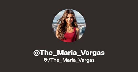 The Maria Vargas Twitter Instagram Linktree