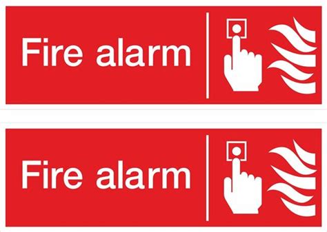 Zen Graphics Fire Alarm Decals Stickers