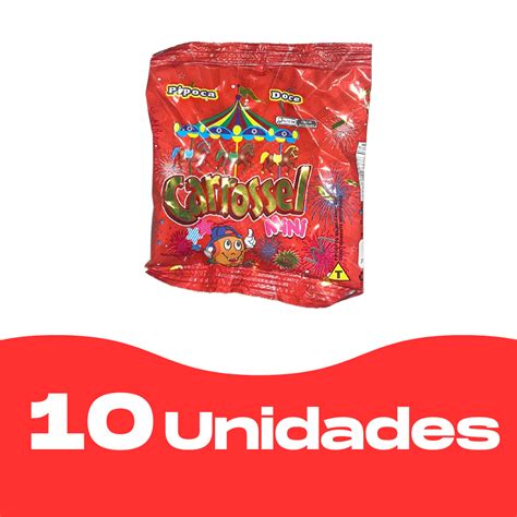 Saco De Pipoca Doce C Unidades De Gramas Carrossel Shopee Brasil