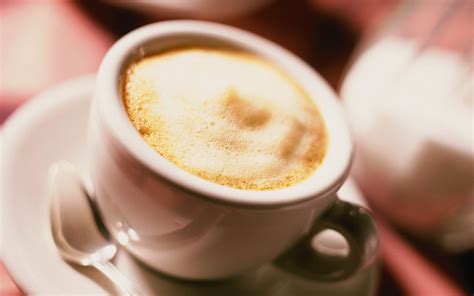 Fondos de pantalla beber espuma vaso latté capuchino Café exprés