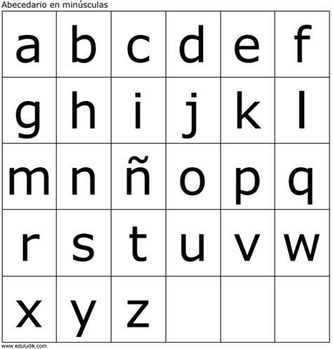 El Abecedario En Imprenta Y Cursiva Abecedario Para Imprimir