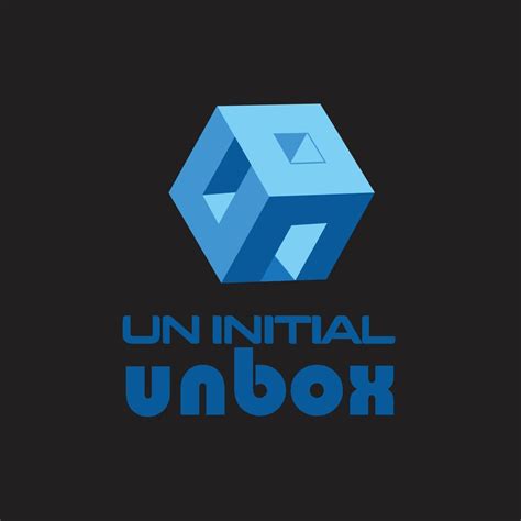 initial un logo box 3d logo 4989020 Vector Art at Vecteezy