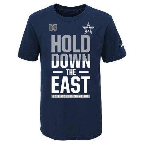 Youth Dallas Cowboys Nike Navy 2016 NFC East Division Champions T-Shirt