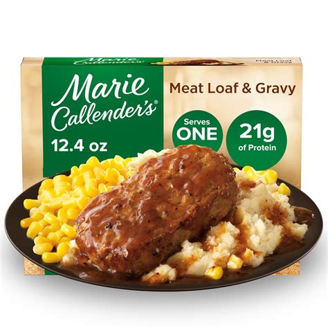 Marie Callender S Meat Loaf And Gravy Frozen Meal 12 4 Oz Frozen