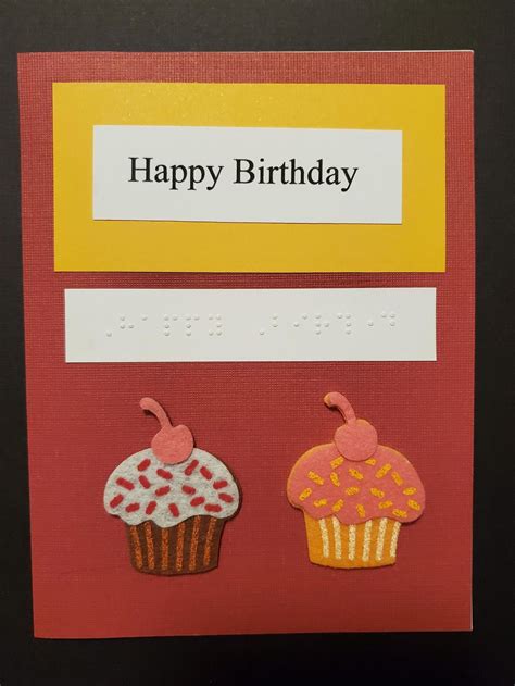 Braille Birthday Cards - Etsy