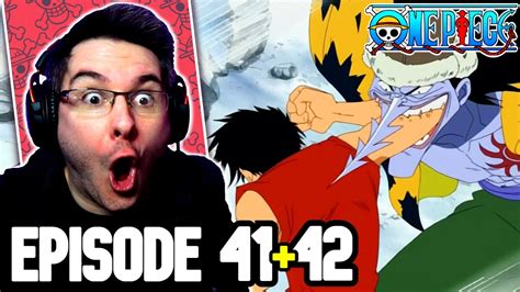 LUFFY VS ARLONG One Piece Episode 41 42 REACTION Anime Reaction