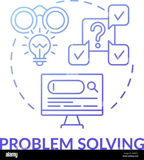 Development Problem Solving Management Icon Cut Out Stock Images