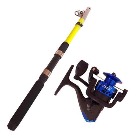 Kit Pesca Vara Telescopica Molinete Micro Ultra Light Linha Frete Gr Tis