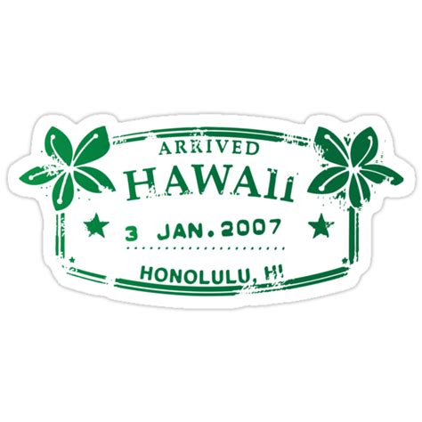 Hawaii Stickers By Bubbliciousart Redbubble