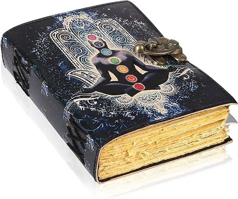 Amazon TUZECH Book Of Spells Leather Bound Journal Deckle Edge