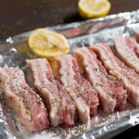 Lemon And Herb Pork Spare Ribs 1 Method For Flavor And Crunch Easy