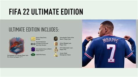 Fifa 22 Ultimate Edition Release Time