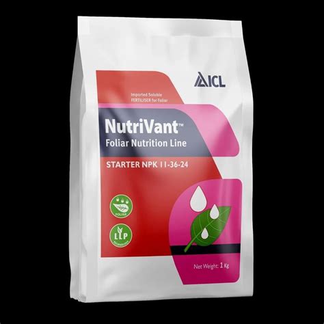 Granules White Icl Nutrivant Foliar Nutrition Line Starter Fertilizers