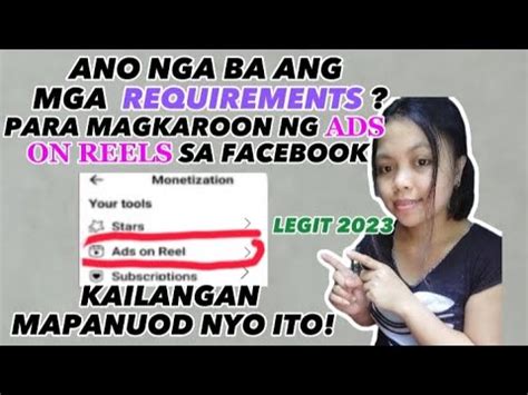 PAANO MAGKAROON NG ADS ON REELS SA FACEBOOK ANO ANG MGA REQUIREMENTS SA