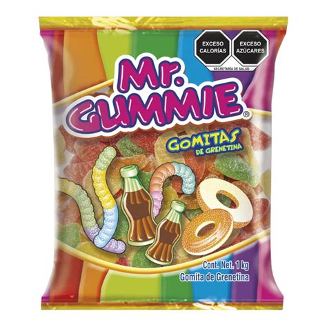 Cuétara gomitas Mr Gummy FRUTAS SALVAJES bolsa con 1 kilo Caja con 12