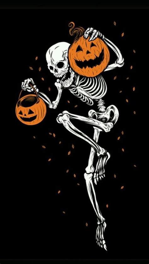 Halloween Skeleton Art Fictional Character Hd Phone Wallpaper Peakpx