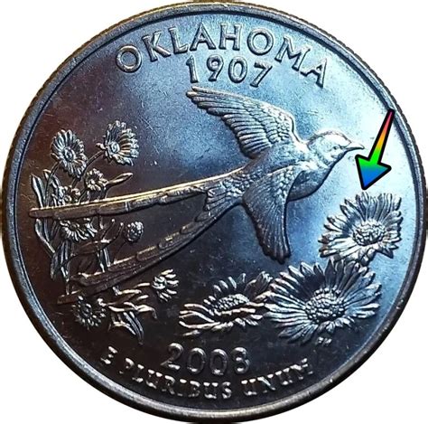 2008 Oklahoma Quarter Errors Varieties And Values