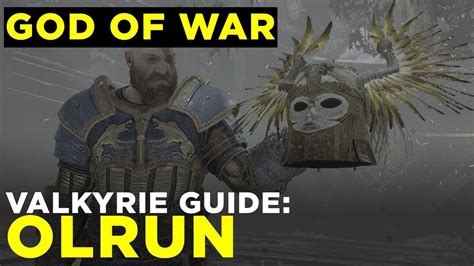 God Of War Olrun The Valkyrie Boss Fight Guide Youtube