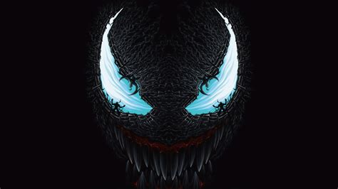 Wallpaper Venom Artwork Simple Background Marvel Comics 2560x1440 Wallpapermaniac