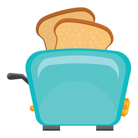 Domestic toaster icon, cartoon style 14503587 Vector Art at Vecteezy