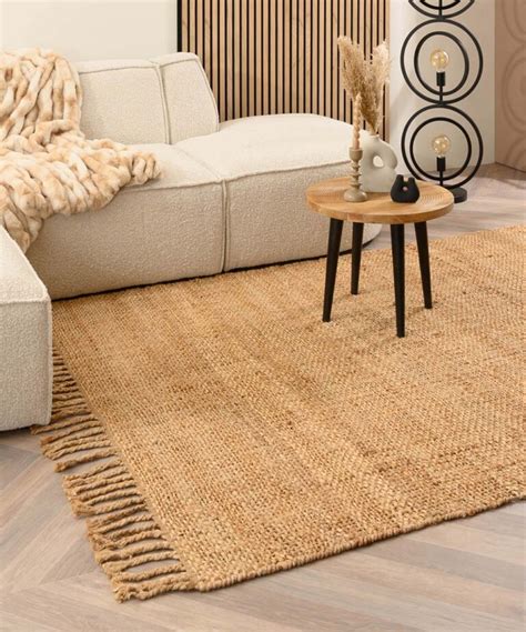 Wollen Vloerkleed Handweef Oslo Beige Cr Me Tapeso