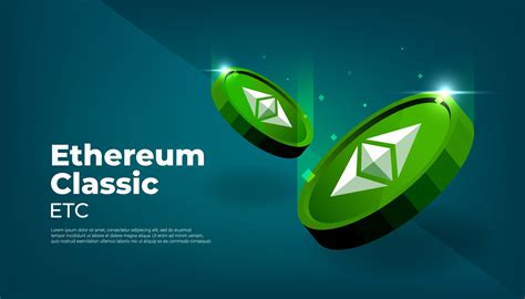 Ethereum Classic Banner Etc Coin Cryptocurrency Concept