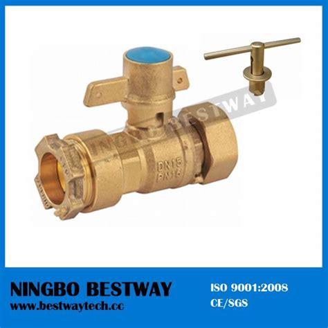 Forged Brass Water Meter Valve With Lock Bw L02 Buy Product On