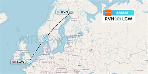 U28848 Flight Status EasyJet Rovaniemi To London EZY8848