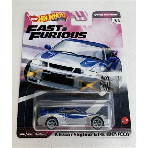 Xe Hot Wheels Premium Nissan Skyline Gt R Bcnr Fast And Furious R Shopee Vi T Nam