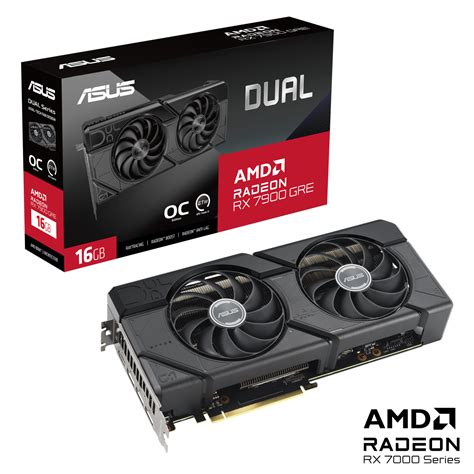 ASUS Dual Radeon RX 7900 GRE OC Edition 16GB GDDR6 Gaming