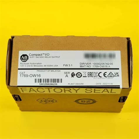 Allen bradley Compactlogix Módulo De Salida 1769 ow16 Meses sin intereses