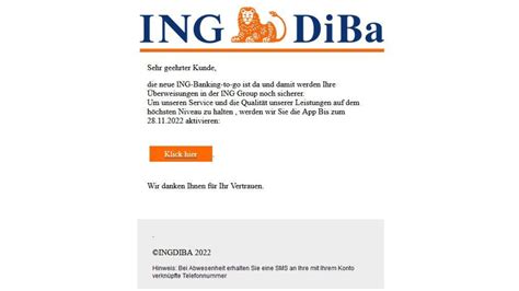 Ing Diba Phishing Datenklau Mit Banking To Go App Netzwelt