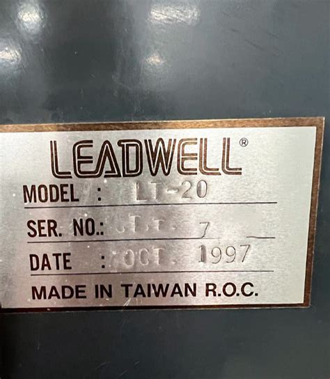 Leadwell Lt Cnc Lathe