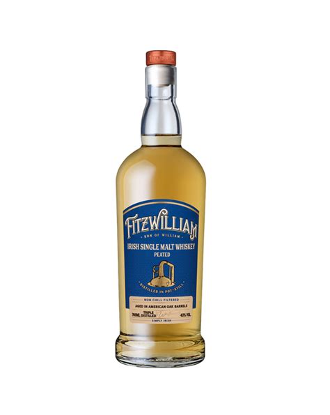 Fitzwilliam Irish Single Malt Whiskey Peated - the Irish whiskey