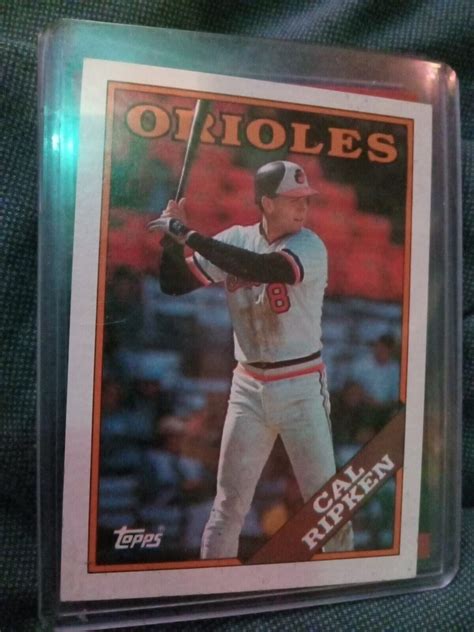 Cal Ripken Jr Card 1988 Topps Baseball Card 650 Collectibles