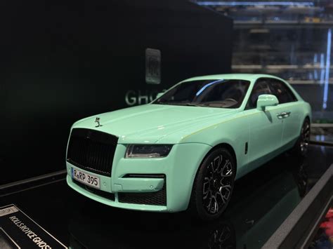 Rolls Royce Ghost Rr1801lg Light Green Solid 118 樹酯車