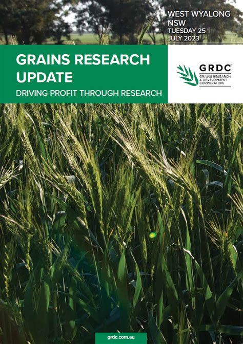 GRDC Grains Research Update West Wyalong 2023 GRDC