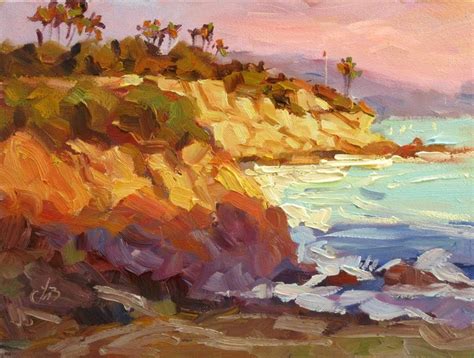 Tom Brown Fine Art Tom Brown California Impressionist Plein Air Ocean Surf Brown Artwork